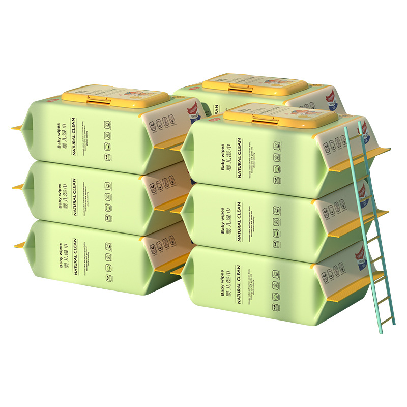 Manufacturer Wholesale Bi C Baby Wipes Baby Wipes Large Package Children's Hand And Mouth Wipes 80 Pump Thick Wipes Item Picture