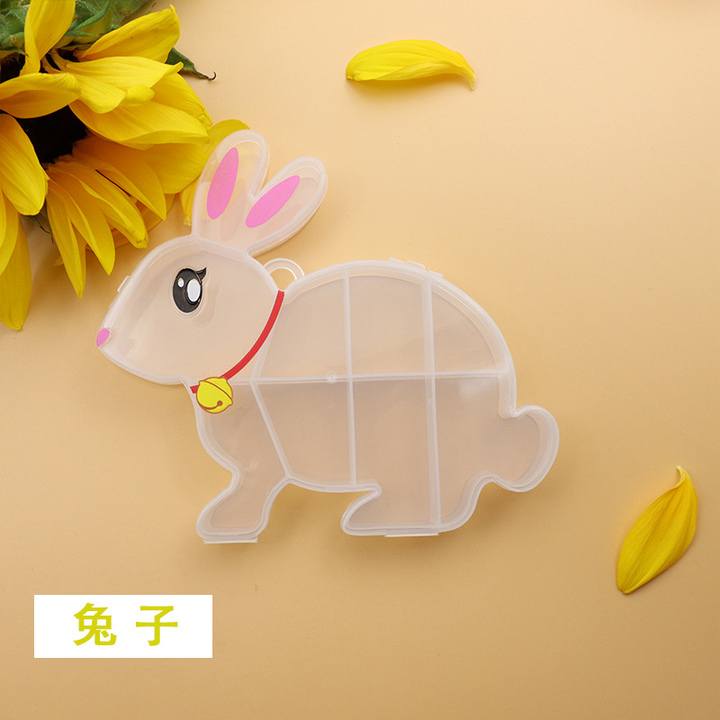 Pp Cartoon Printing Unicorn Rabbit Cell Plastic Storage Box Rice Beads Source Manufacturers Wholesale Application Scenario
