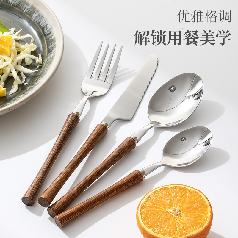 西餐刀、叉、勺实物图