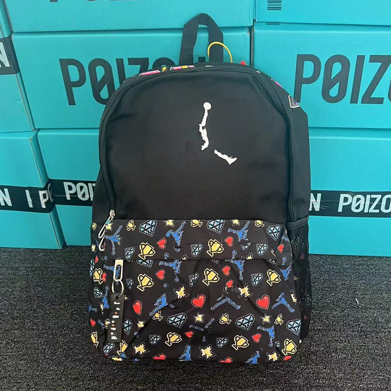 New backpacks, sports bags, school bags for junior and senior high school students, travel bags, large-capacity computer bags fully printed with logos details Picture