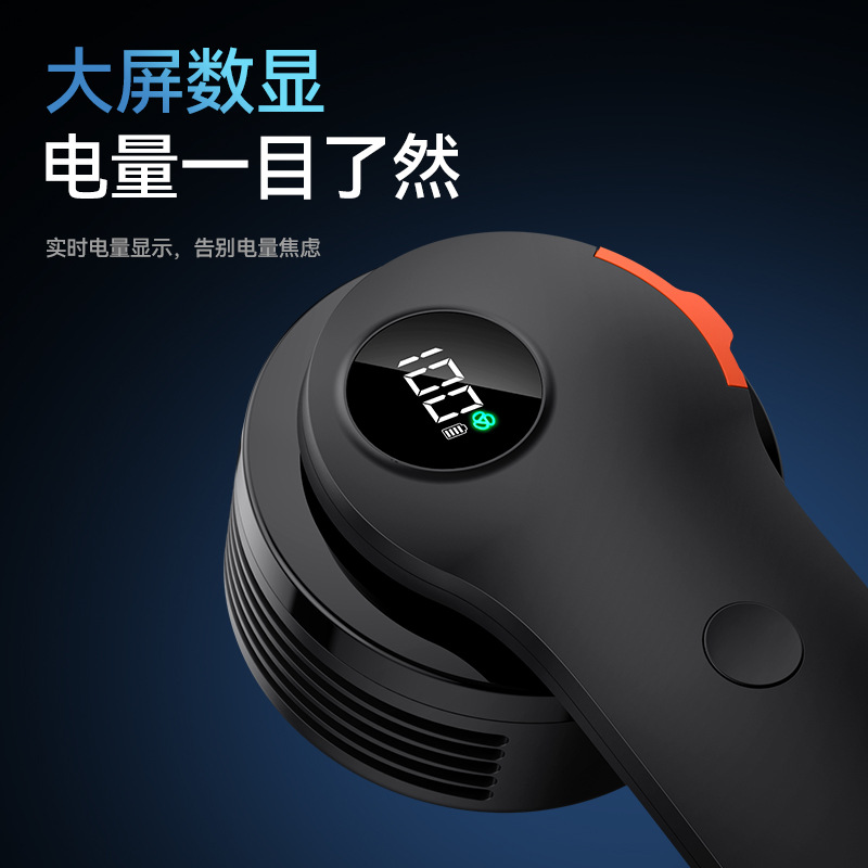 欧美跨境2025新款无叶挂脖风扇懒人静音便携式制冷数显户外小风扇产品图