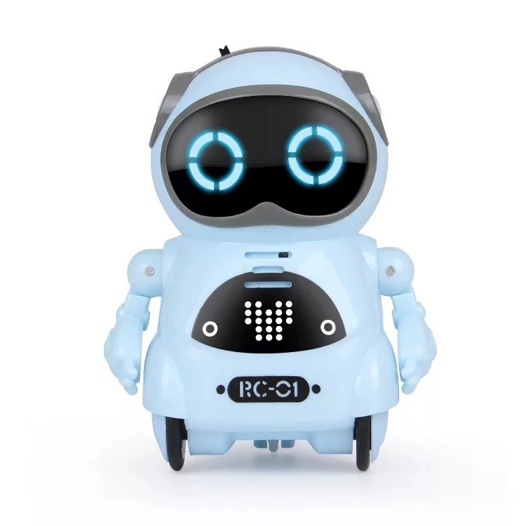 Zhile Cross-border best-selling mini pocket robot, multi-functional children's voice intelligent early education children's interactive toy pic 8