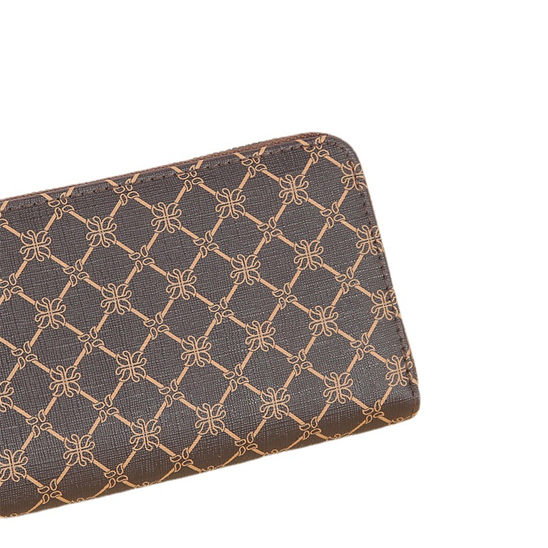 Business Fashion New Universal Clutch Bag Big Brand Style Long Zipper Purse Women's Clutch Bag Change Card Bag Item Picture