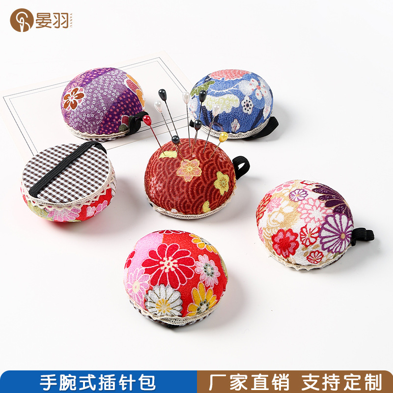 Zefeng Wrist Pin Pack Diy Hand Cross Stitch Needle Storage Tools Ball Cloth Pin Pad Wholesale