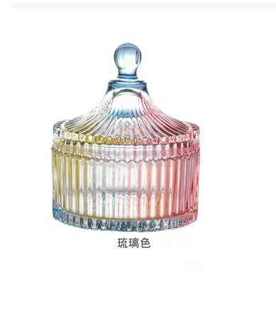 European-style glass candy jar Specification image