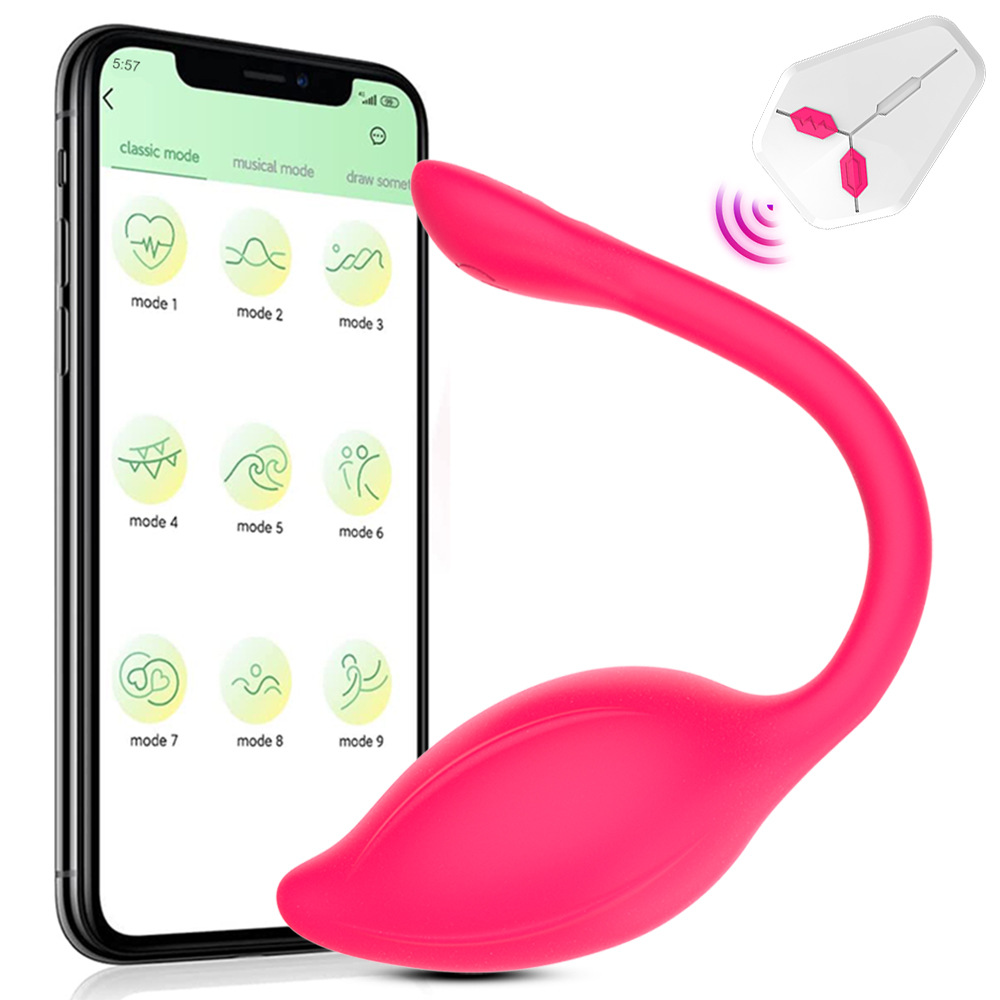 All-inclusive Mango 9-band app remote wireless control egg-jumping female masturbator, adult sex toy full figure