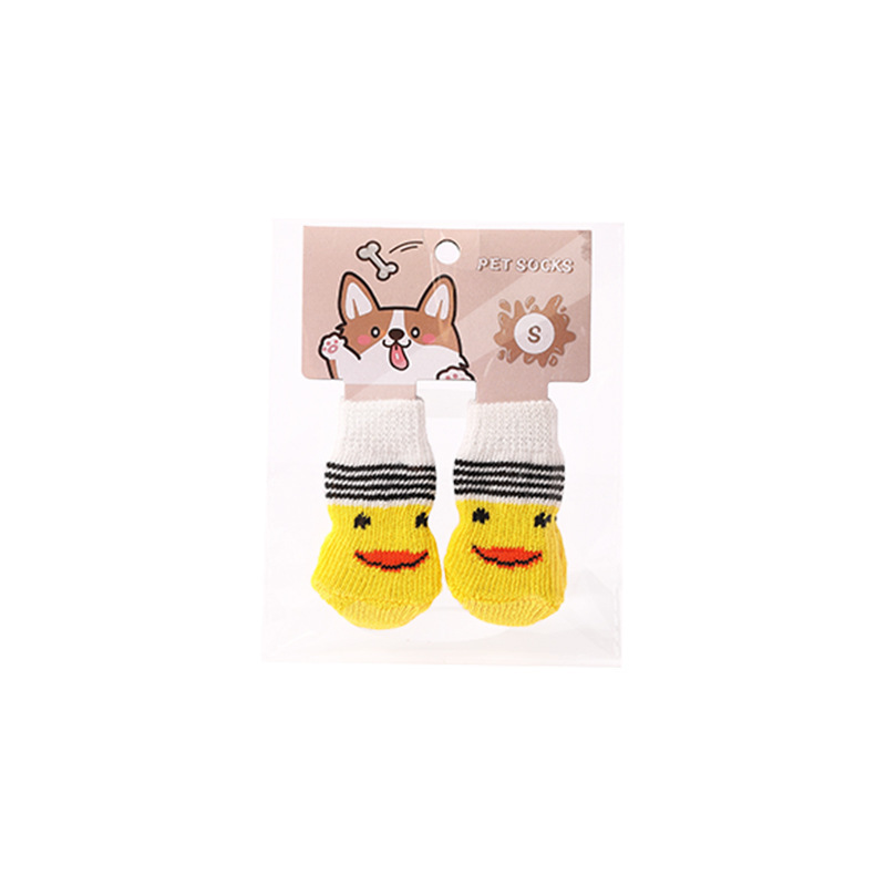New Pet Socks High Quality Non-Slip Bottom Puppy Dog Socks Dog Foot Cover Teddy Dog Poodle Cotton Socks Supplies Item Picture
