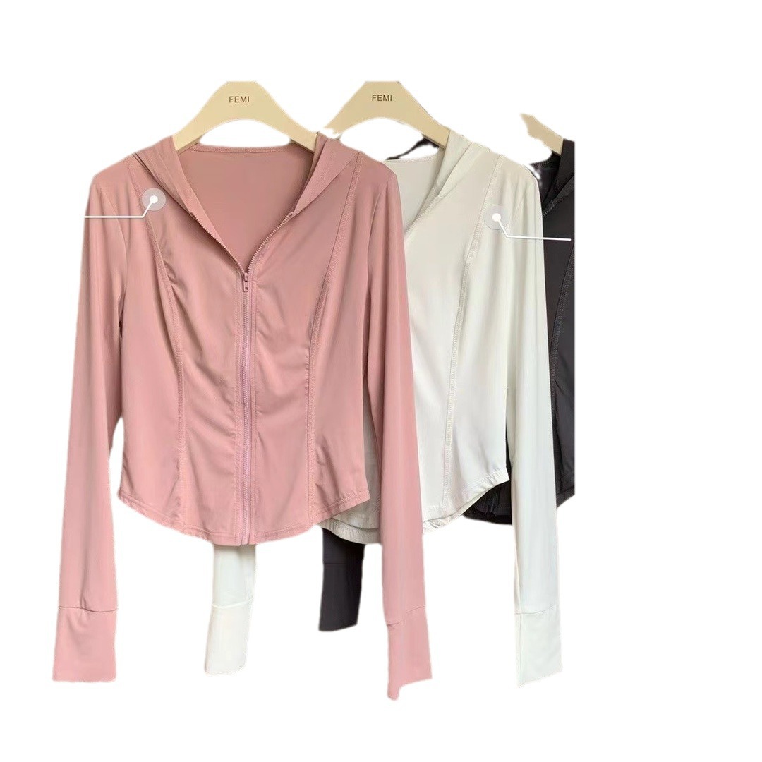 Upf50+ Sun Protection Clothes Women 2024 New Summer Thin Anti-Ultraviolet Cool Ice Silk Breathable Sun-Protective Clothing Coat Item Picture