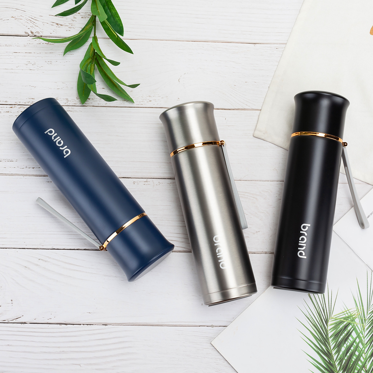 The New Simple 304 Stainless Steel Insulated Cup With A Handle, 480Ml, Is Convenient To Carry When Going Out. The Insulated Cup Is Portable Specification drawing