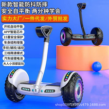厂家批发代发外贸电动智能儿童腿控APP手控平衡车双轮成人平行车