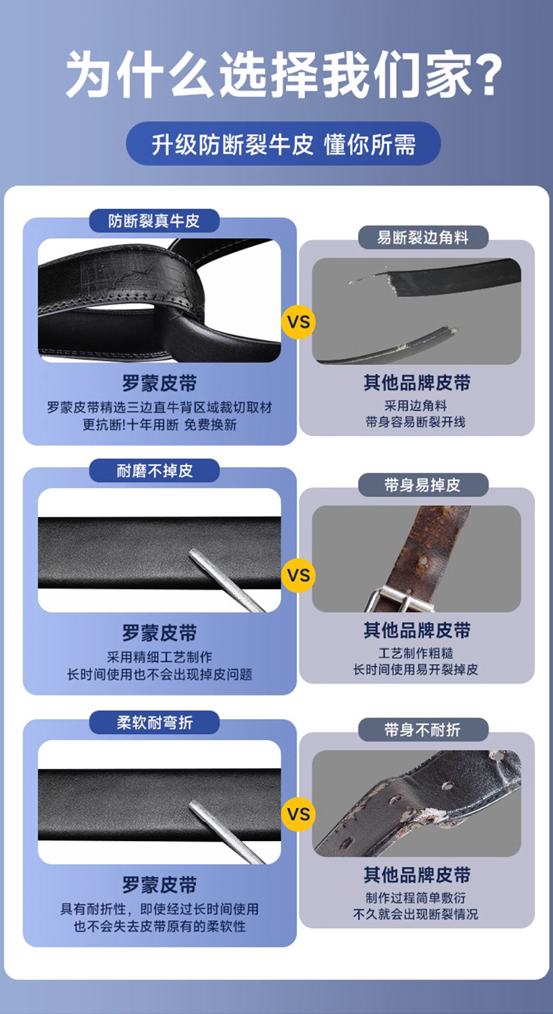 2025新款头层牛皮带男士自动扣工作商务款男式皮带腰带厂家批发详情1