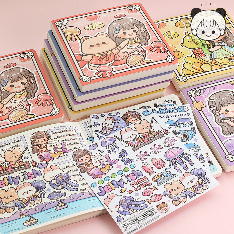 Tirado Notebook Underwater World Series Cute Cartoon Character Notebook Student Record Notebook details Picture