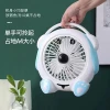 Summer mini cartoon electric fans, mini student dormitory bed desktop, home office desktop small fans are not available Application Scenario