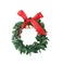 新款蝴蝶结叶子花环铃铛圣诞树配件圣诞节礼品盒装饰平安装装饰白底实物图