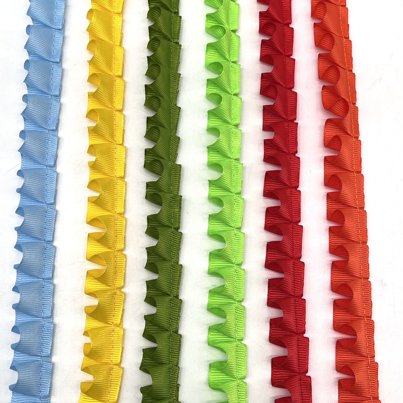 Pleated ribbed webbing, threaded black fungus, lace skirt, cake decoration, baking, DIY, colorful accessories, 2 cm Application Scenario