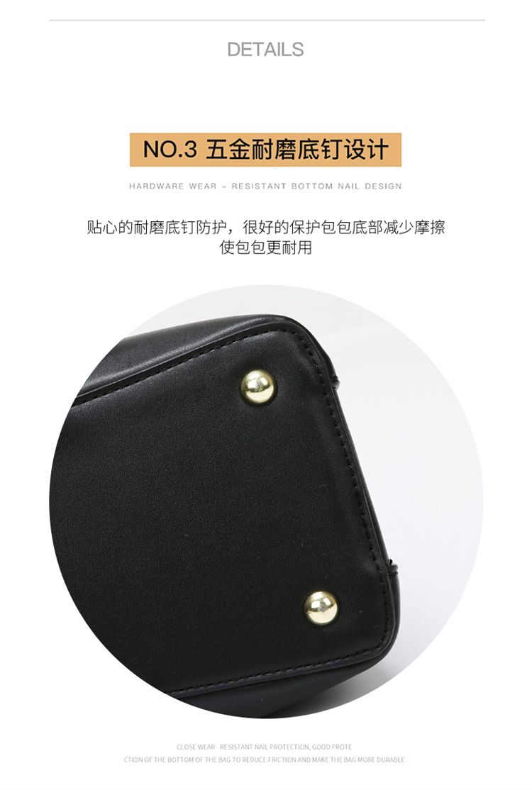 女士手提包时尚大容量托特包女新款高级感妈妈包上班通勤单肩女包详情11