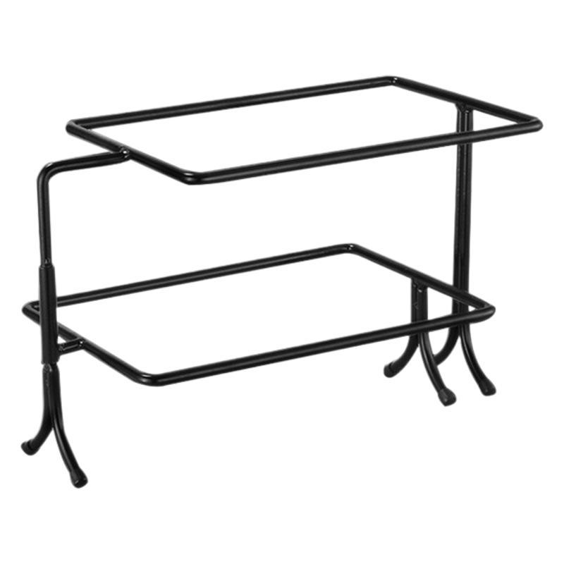 Hotel buffet pastry display rack, fruit and pastry display stand, two-story and three-story ceramic food rack, cold dish stand Application Scenario