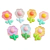 Factory-customized transparent cartoon flowers, diy resin accessories, hair clips, hair ornaments, semi-finished products, mobile phone cases, handcrafted materials Item Picture