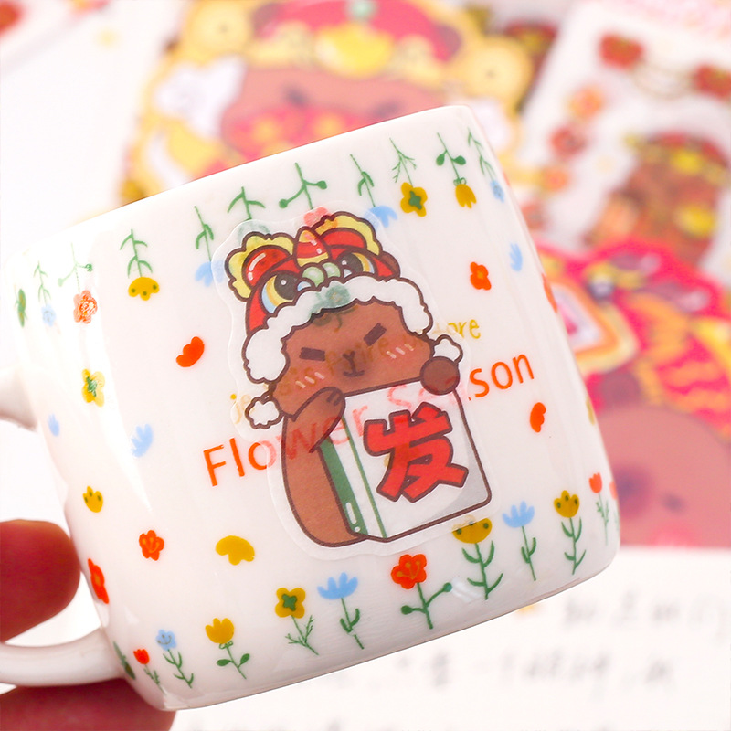 贴纸/卡通贴纸/公主换装贴纸/果冻贴纸/贴纸儿童卡通细节图