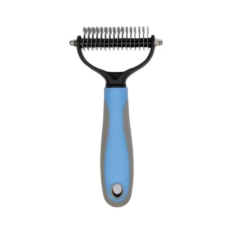 Pet combs, double-sided open-knot combs, massage combs, cleaning and grooming combs, cat combs, dog combs, pet combs, pet supplies combs Item Picture