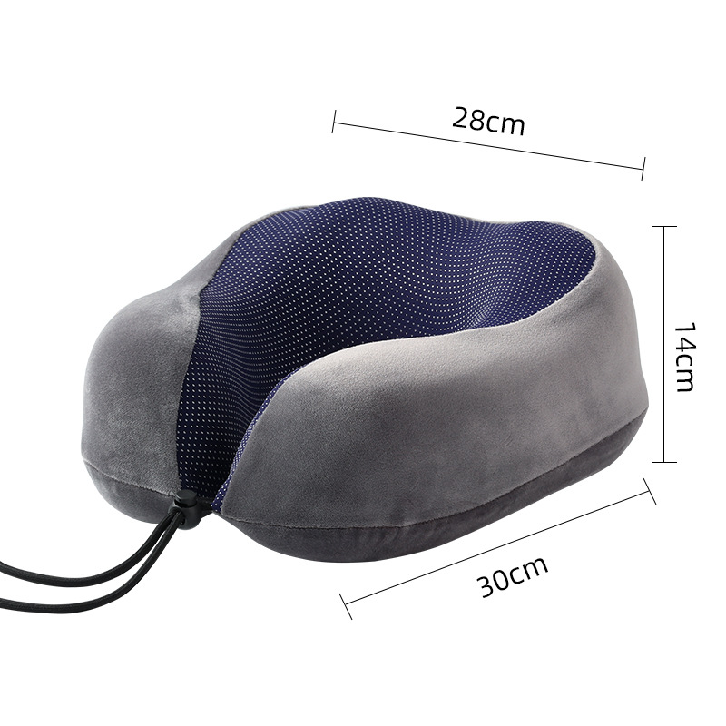 Wholesale and storage of cross-border foreign trade memory foam U-shaped pillows, three-piece set of airplane travel U-shaped pillows, and nap neck protection pillows Application Scenario