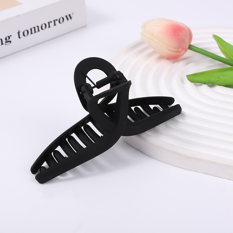 Black Shark Clip Female Cute Hair Clip Hair Quantity Large Hair Grab Back Of Head Pan Hair Clip Fascinator Grab Clip details Picture