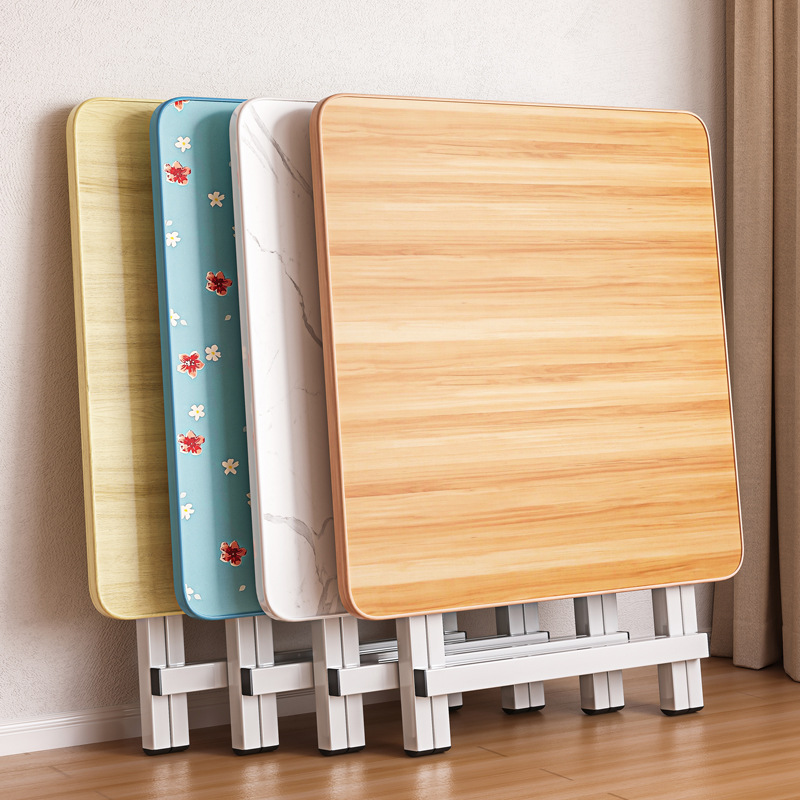 折叠餐桌家用出租房简易四方桌写字桌户外摆摊地摊便携吃饭小桌子