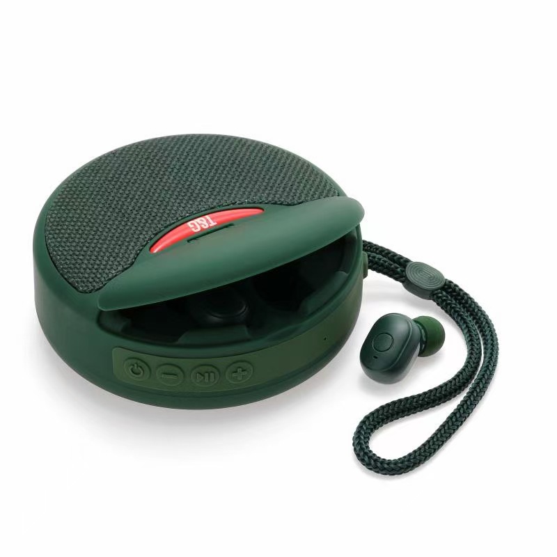 Nuevo TG808 bluetooth speaker headphones 2 en 1 TWS5.0 deportes al aire libre auriculares estéreo en el oído Item Picture