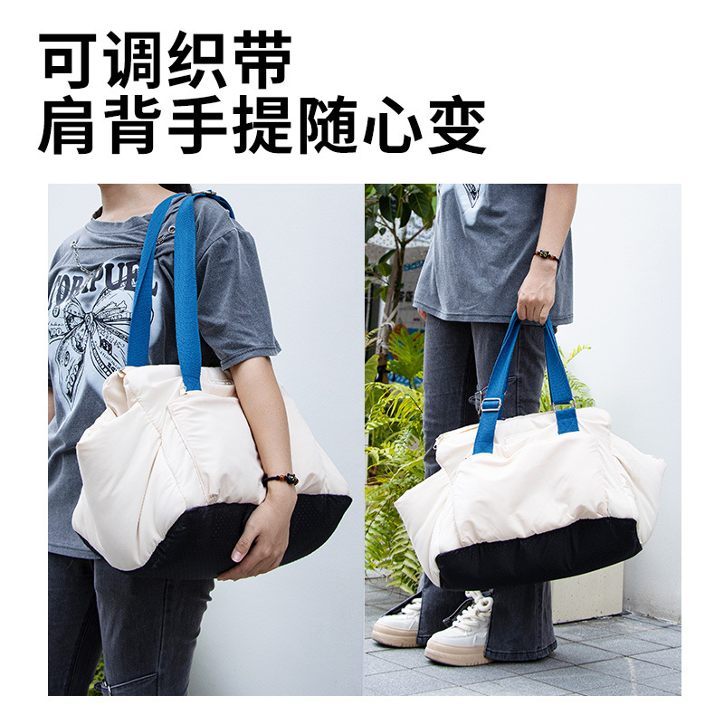 Wholesale of portable pet bags for going out, winter warm cat bags, and hand-held single-shoulder cat bags for cat sterilization Specification image