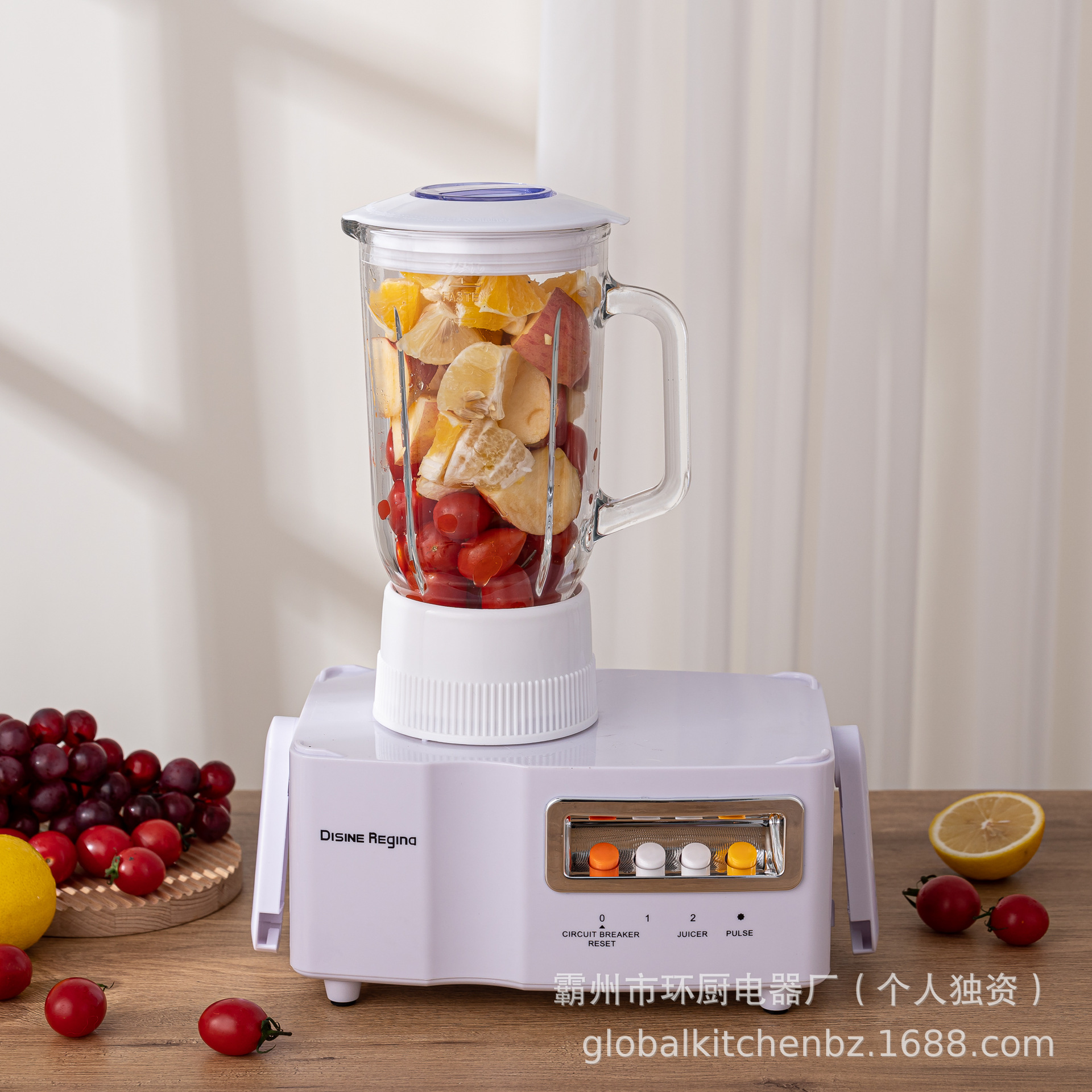 Foreign Trade Cross-Border Four-In-One Juicer, 4In1 Blender, Multi-Functional Juicer, Blender, Meat Grinder Factory details Picture