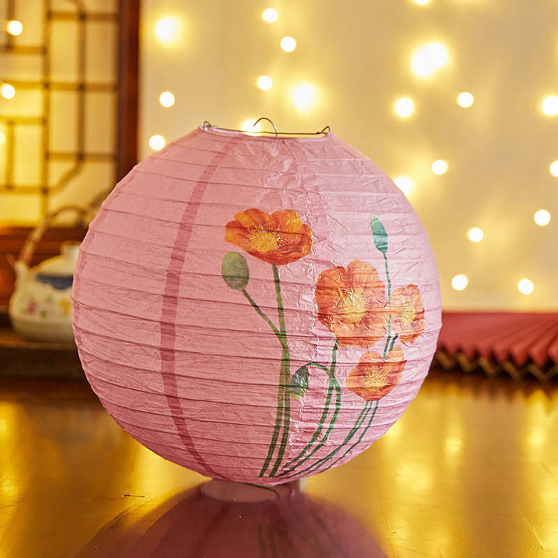 新年春节装饰纸灯笼中国风猜灯谜商场超市活动场景布置户外古风详情30
