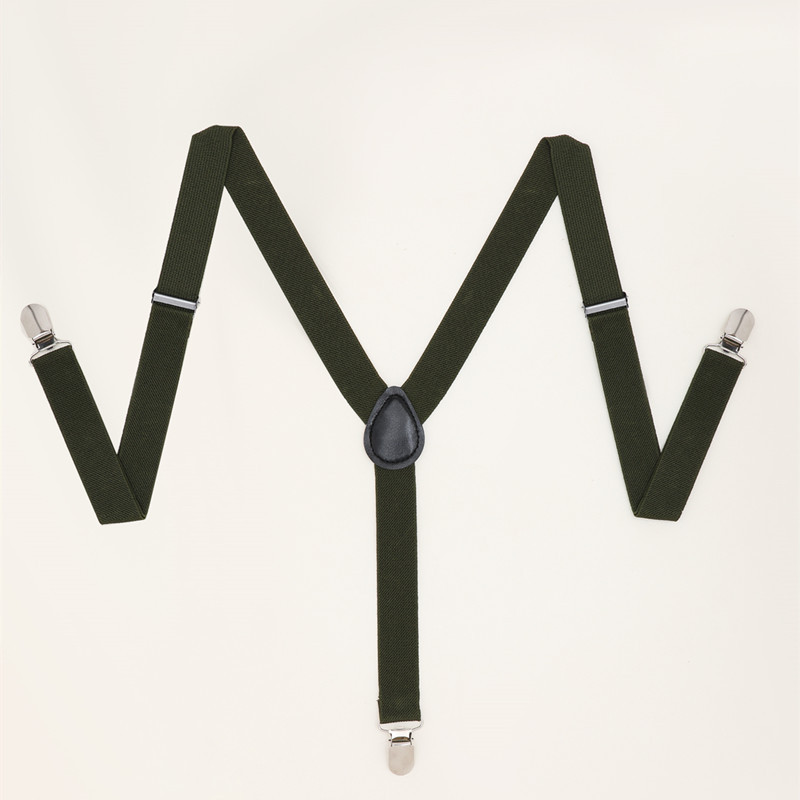 Stylish Unisex Suspenders Adjustable Colorful Stretch 3-Clip Suspenders Adult Plastic Buckle Suspenders Suspenders Clip Application Scenario