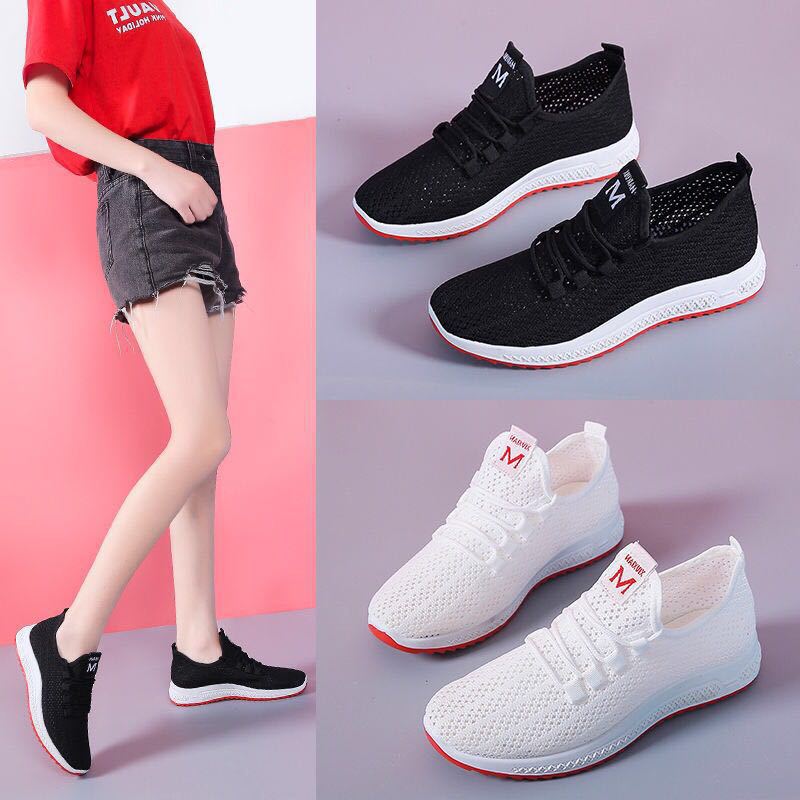2023 new Korean version of the old Beijing cloth shoes women running sports shoes network red light casual net shoes soft sole single shoes details Picture