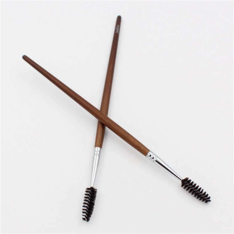 Eyelash Curler Copper Makeup Brush Eyebrow Comb Spiral Eyebrow Curler Eyelash Comb Makeup Tool Brush details Picture