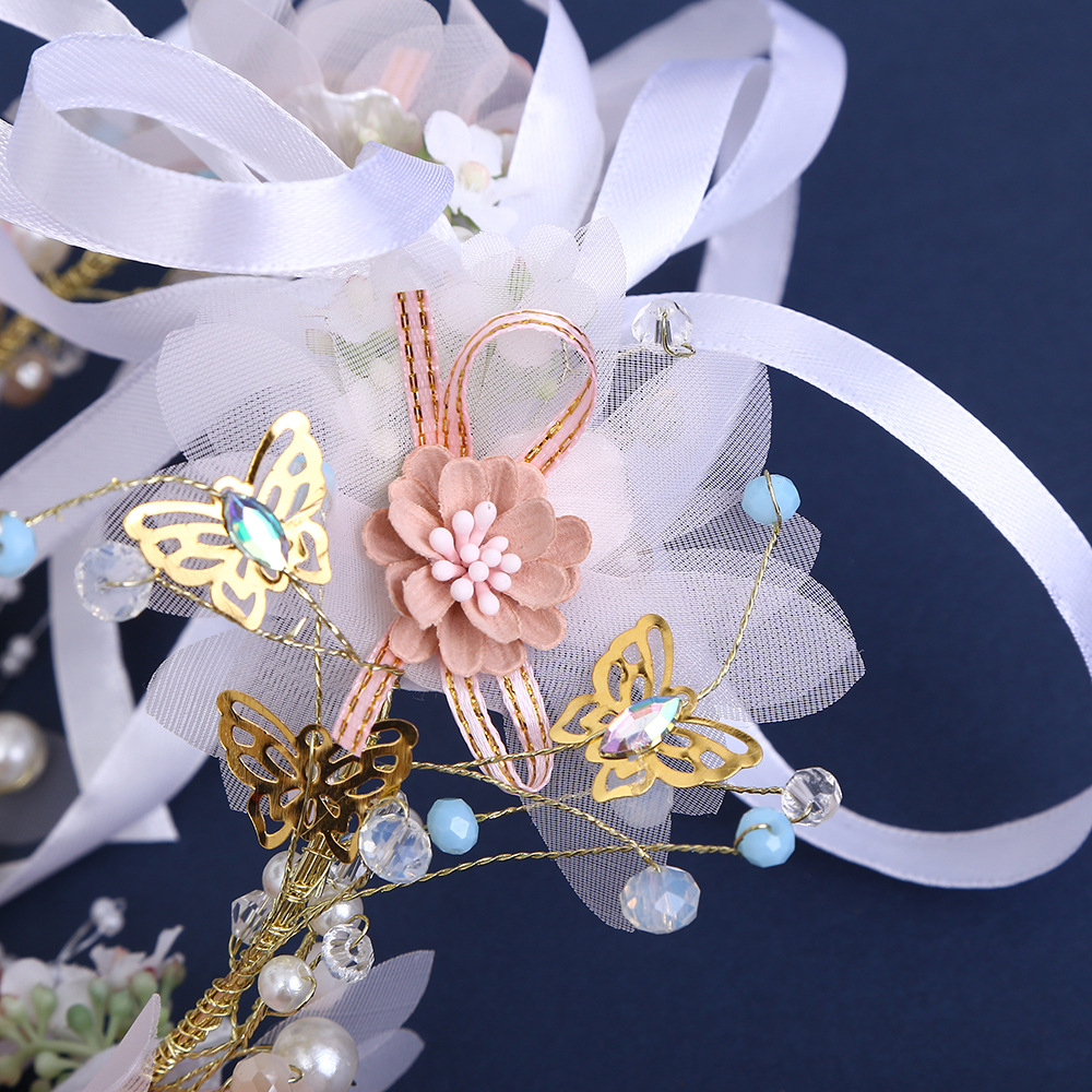 Korean Version Of Super Fairy Princess Mori Flower Fairy Headdress Ins Simple Sweet Princess Hair Band Children Accessories Wholesale Application Scenario