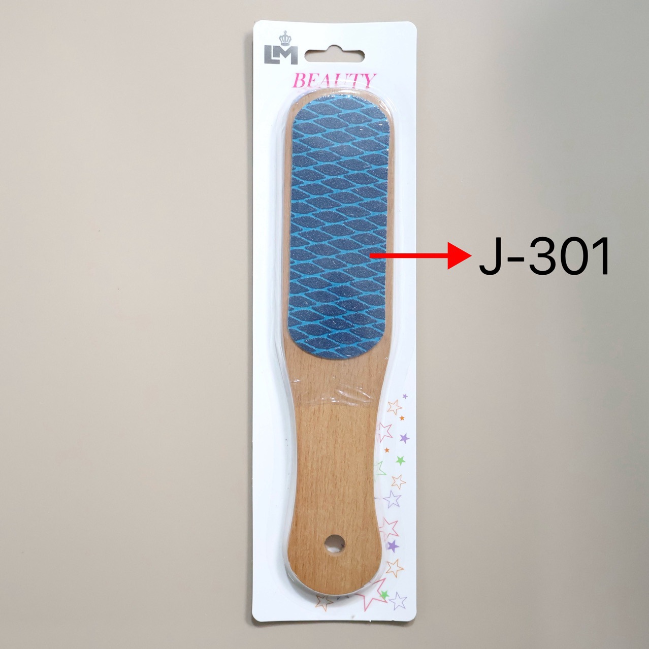 Factory wholesale wooden double-sided frosted foot boards, coarse and fine frosted foot skin files, foot grinding files, dead skin foot board files Specification image