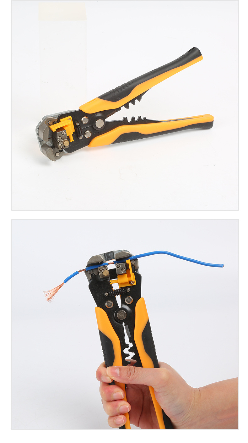 批发多功能剥线钳HS-D2全自动剥皮器剪线钳拔线钳破线钳电工工具详情14