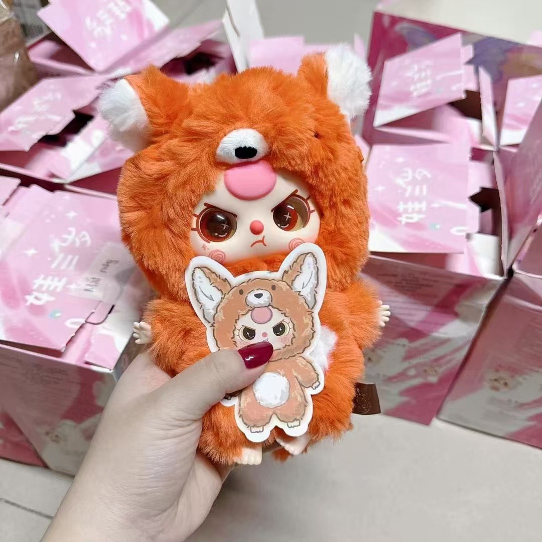 【 Store Hot 】baby three, a three-year-old kid, is so cute and adorable. Three Generations Blind Box, Trendy toys, and plush toys are so adorable pic 11