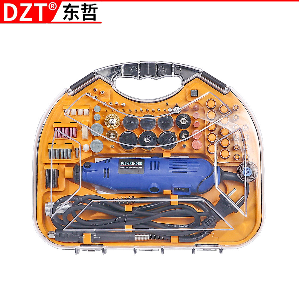 211-piece set 180W 6-speed adjustable mini electric grinding set, multi-functional jade engraving machine manual grinding set Item Picture