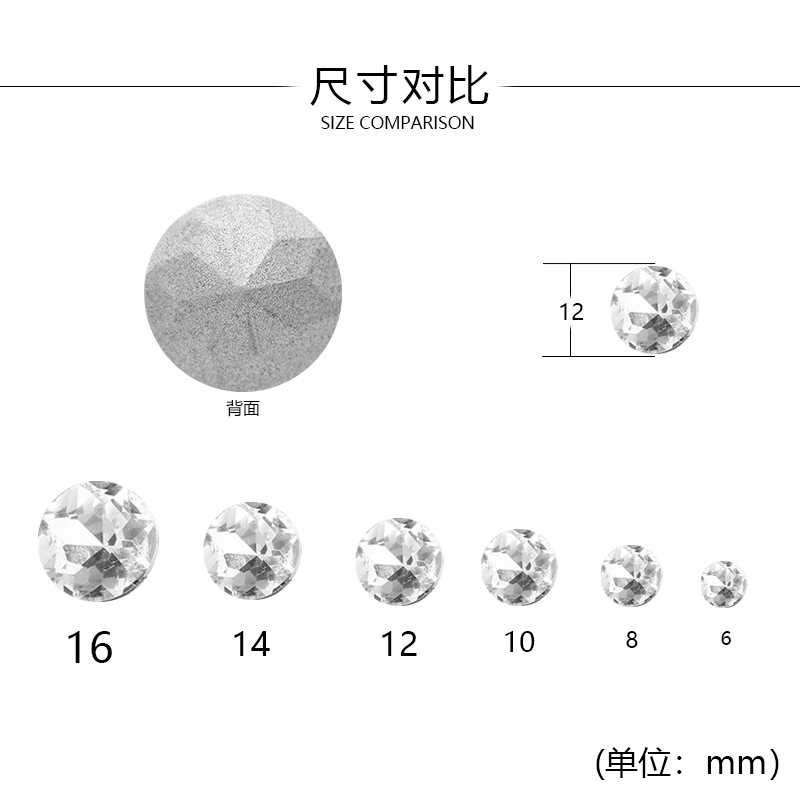 Factory direct sales of flat satellite diamond, glass crystal diamond, clothing claw accessories, bracelet ornaments, and diamond pasting materials Application Scenario