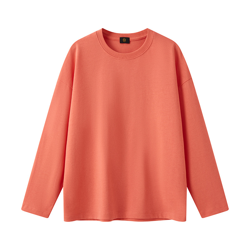 TILANI niños europa y américa trendy marca 230G primavera otoño niño manga larga camiseta leggings hollow color sólido bebé top Item Picture
