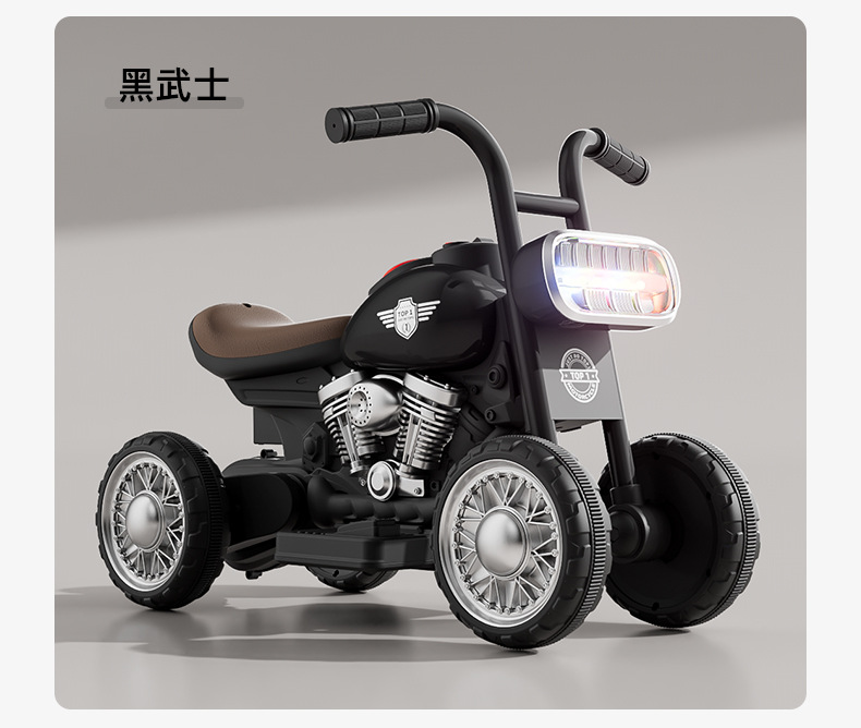 儿童电动摩托车男女孩宝宝电瓶车小孩滑行车充电遥控玩具车详情18