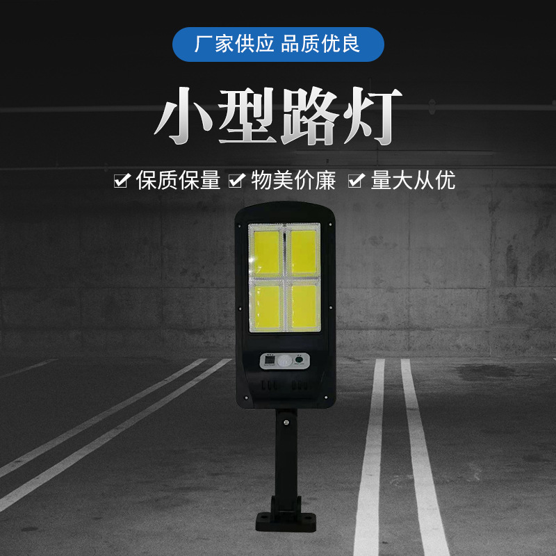 2020 Cross-border new solar small wall light LED outdoor waterproof human sensor with remote control garden street light full figure