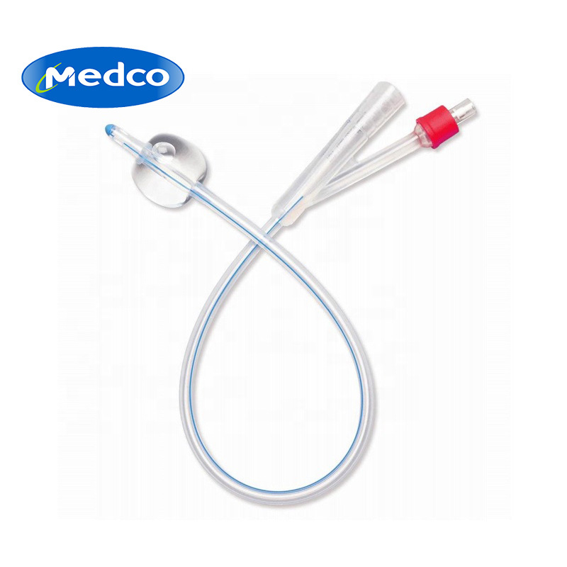 Cross-border special supply of disposable silicone double-lumen catheters for elderly patients, bedridden urinary catheters, and various specifications of medical urinary catheters