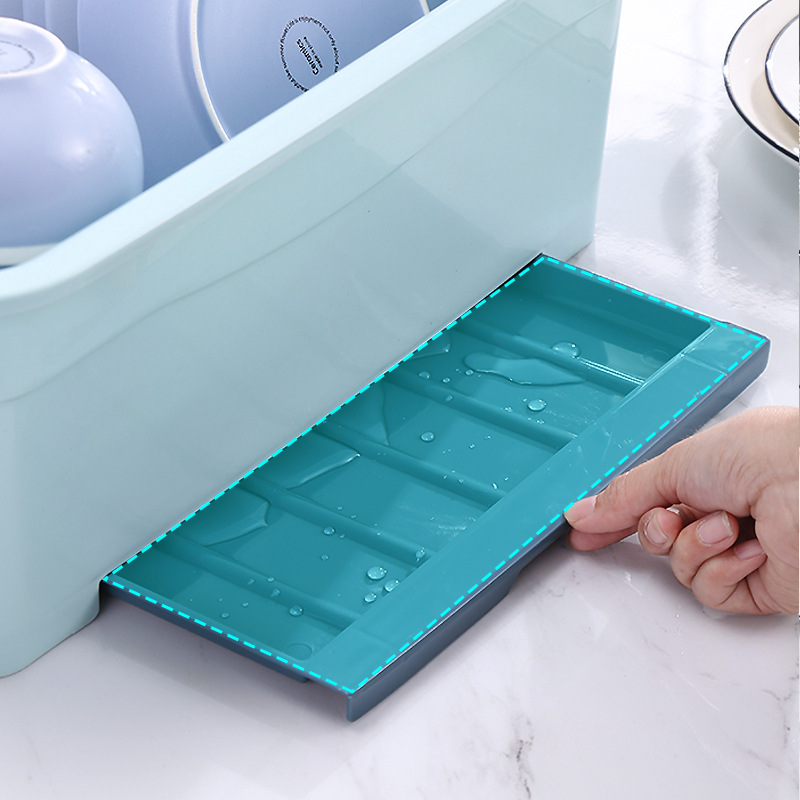 Home Kitchen Plastic Cupboards With Lids Bowl Box Drain Bowl Rack Bowl Chopsticks Storage Box Dishes And Cutlery Storage Rack Specification drawing