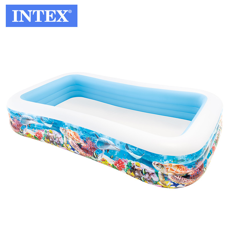 INTEX 58485 حوض السباحة لأسماك المناطق المدارية، وحدائق الهواء الطلق الخاصة بالآباء والأمهات في البيوت details Picture