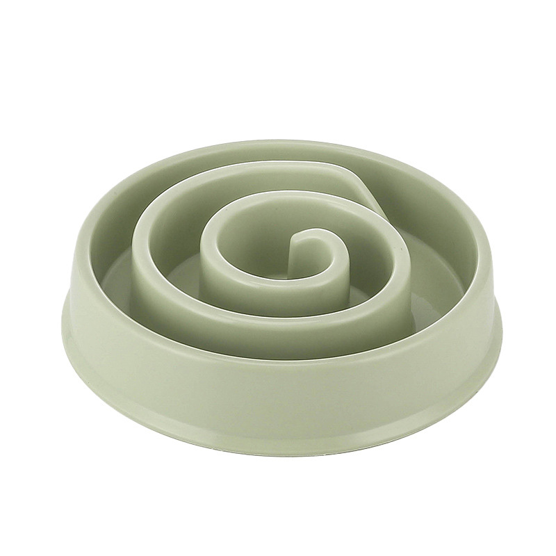 Candy-colored pet slow food bowl, dog choking prevention bowl, pet bowl, health bowl, color box set details Picture