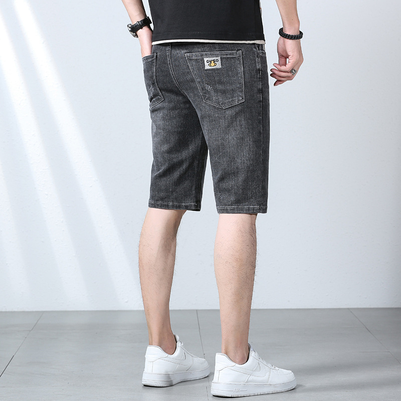 Men's summer new Korean style trendy loose, large-sized straight-leg mid-pants, stylish and casual capri pants for men Application Scenario
