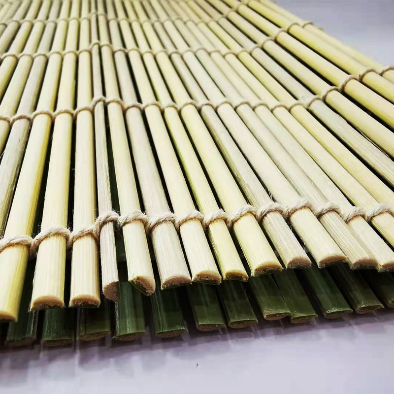 三俊青皮竹寿司卷帘手卷不粘饭团寿司卷紫菜包饭用工具竹帘DIY Specification image