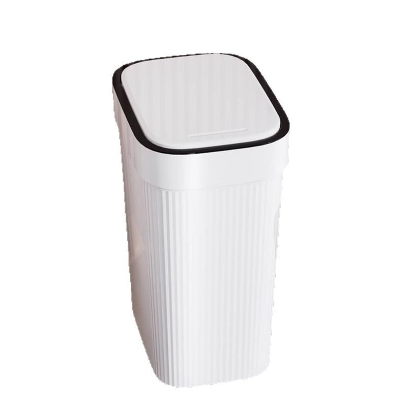 New 2025 household trash can, large wastebasket with lid, high appearance level, light luxury, bathroom special bucket Item Picture